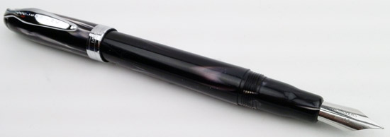 Noodlers Ahab Ivory Darkness Piston Fill Fountain Pen Flex Nib 