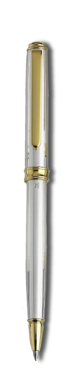 Signum® Antares 925 Silver Ruled Fretwork/Gold Plate Ballpoint Pen