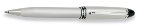 Ipsilon Metal Ballpoint Pen by Aurora® [Chrome Cap/Satin Finish Barrel]