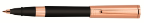 Tu Black Resin Rose Gold Cap Rollerball Pen by Aurora® Tu Black Resin Rose Gold Cap Rollerball Pen by Aurora®