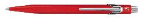 Classic "849" Metal Red Ballpoint Pen by Caran d'Ache®