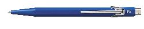 Classic "849" Metal Sapphire Blue Ballpoint Pen by Caran d'Ache®
