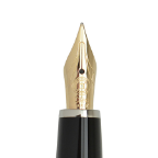 Classic Palladium Piston-Fill 14 kt Gold Nib Fountain Pens by Cleo Skribent®....EF nibs now available