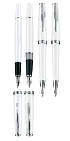Classic Palladium Converter Fountain Pens by Cleo Skribent®...steel nibs