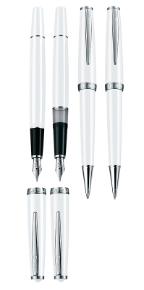 Classic Palladium Piston Fountain Pens by Cleo Skribent®....steel nibs Classic Palladium Piston Fountain Pens by Cleo Skribent®....steel nibs