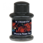 Black Rose/Wild Black Rose Premium Flower Scented Bottled Ink by De Atramentis®...ink color graphite black