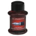Carmine Red Premium Fountain Pen Bottled Ink by De Atramentis®
