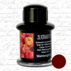 Vineyard Peach Fruit Scent/Dark Red Premium Fountain Pen Bottled Ink by De Atramentis®