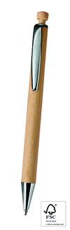 Slim Line Ballpoint Pen [Wood Pen] by E+M® of Germany