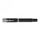 Partenope Black Sand ST Piston Fill Fountain Pen by Gioia of Italy