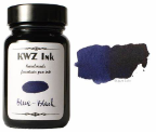 Blue-Black Handmade Fountain Pen Ink from KWZ Ink