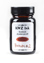Brown #2 Handmade Fountain Pen Ink from KWZ Ink