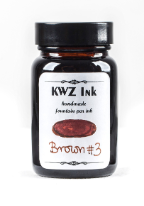 Brown #3 Handmade Fountain Pen Ink from KWZ Ink