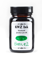 Green #2 Handmade Fountain Pen Ink from KWZ Ink..last of the inventory