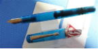Hudson Bay Fathoms Blue Demo Ahab Flex Nib Fountain Pen by Noodler's Ink® [piston fill]