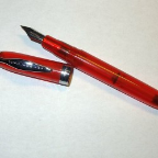 Burmese Ruby Red Ahab Flex Nib Fountain Pen by Noodler's Ink® [piston fill]