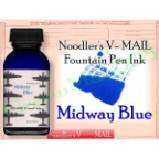 V-Mail Midway Blue Fountain Pen Bottled Ink 3 oz from Noodler's Ink®