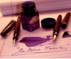 La Reine Mauve bottled ink by Noodler's Ink®...1 oz bottle [Eternal series]