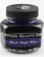 Black Magic Blue Fountain Pen Bottled Ink Private Reserve Ink USA from Yafa Brands® Black Magic Blue Fountain Pen Bottled Ink Private Reserve Ink USA from Yafa Brands®