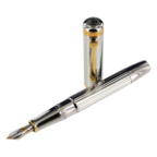 Majesty 7000M Silve/Gold Fountain Pen with medium nib by Pelikan® Majesty 7000M Silve/Gold Fountain Pen with medium nib by Pelikan®
