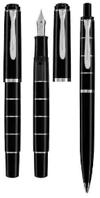 Tradition 215 Black Fountain Pen Series by Pelikan®