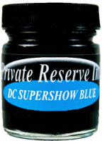 DC Supershow Blue Fountain Pen 60 mL Bottle Ink from Private Reserve Ink®