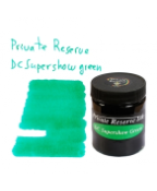 DC Supershow Green Fountain Pen 66 mL Bottle Ink from Private Reserve Ink®