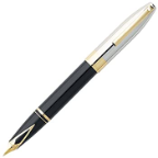 Legacy Black Lacquer Barrel/Chrome Gold Tone Cap Fountain Pen by Sheaffer® Legacy Black Lacquer Barrel/Chrome Gold Tone Cap Fountain Pen by Sheaffer®