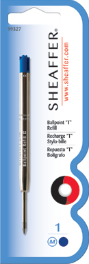 Sheaffer® Ballpoint Ink "T" Refills [Parker-Style]