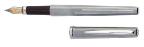 Glendalough Satin Chrome Fountain Pen by Waterford®...end of the line discount sale!