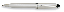 Ipsilon Metal Ballpoint Pen by Aurora® [Chrome Cap/Satin Finish Barrel]