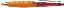 Sharky Ultra Violet/Orange Ballpoint Pen by Schneider®...discontinued line