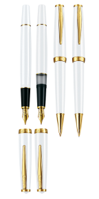 Classic Gold Piston Fountain Pens by Cleo Skribent® ..14 karat gold nibs...available now with XF nib Classic Gold Piston Fountain Pens by Cleo Skribent® ..14 karat gold nibs...available now with XF nib
