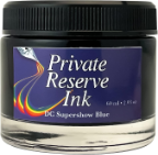 DC Supershow Blue Fountain Pen 60 mL Bottle Ink from Private Reserve Ink® DC Supershow Blue Fountain Pen 60 mL Bottle Ink from Private Reserve Ink®
