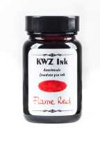 Flame Red Handmade Fountain Pen Ink from KWZ Ink Flame Red Handmade Fountain Pen Ink from KWZ Ink