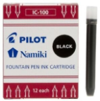 Pilot® IC100 Fountain Pen Ink Cartridge Refills 12 pk Pilot® IC100 Fountain Pen Ink Cartridge Refills 12 pk